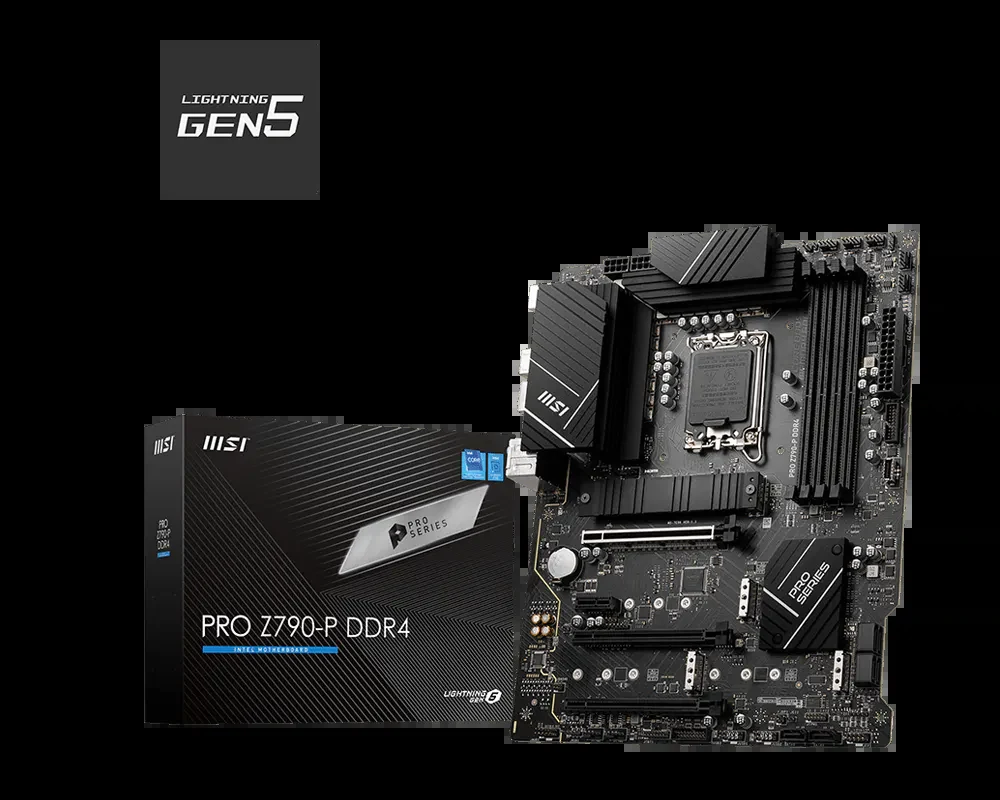 Mainboard MSI PRO Z790-P DDR4 - 4 Khe RAM DDR4 - LGA 1700 - NEW