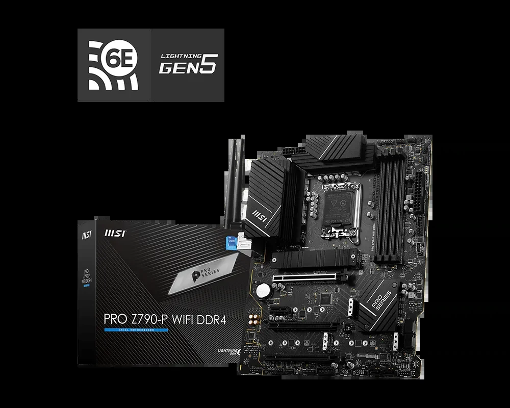 Mainboard MSI PRO Z790-P WiFi DDR4 - 4 Khe RAM DDR4 - LGA 1700 - NEW