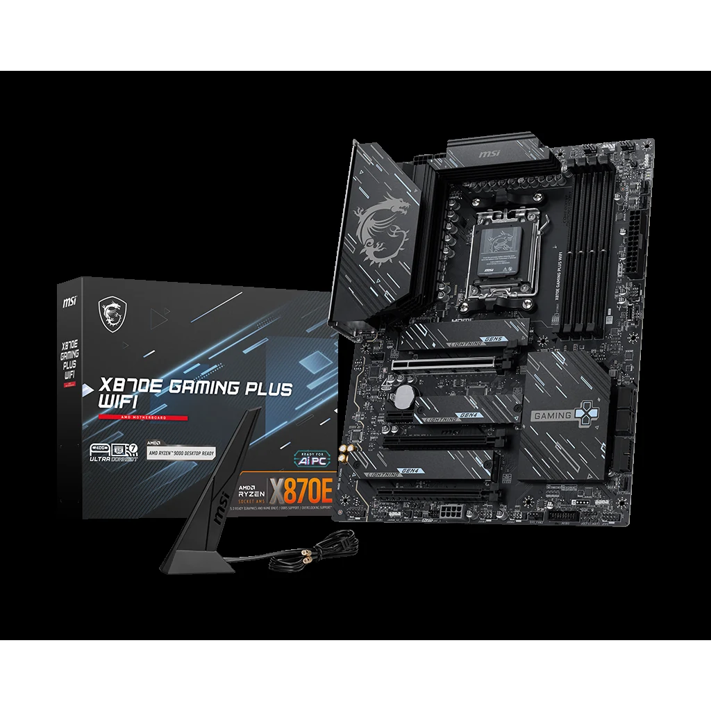 Mainboard MSI X870E GAMING PLUS WIFI - 4 Khe RAM DDR5 - AM5 - NEW