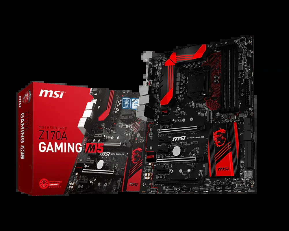 Mainboard MSI Z170A GAMING M5 - LGA 1151 - NEW