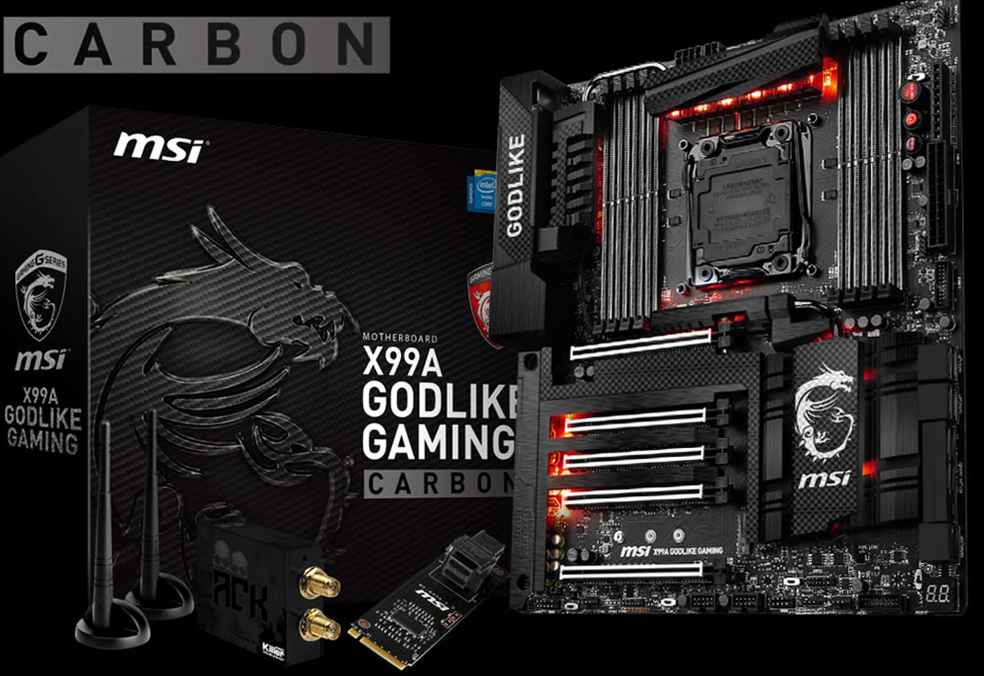 Mainboard MSI Z170A GODLIKE GAMING CARBON - LGA 1151 - NEW