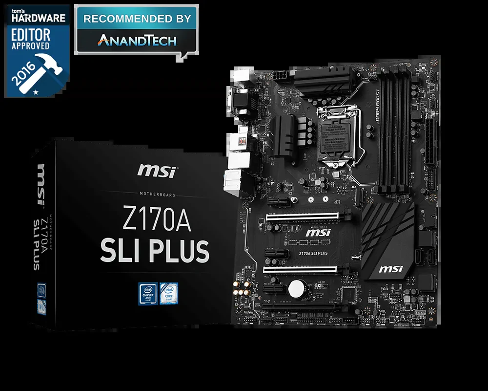 Mainboard MSI Z170A SLI PLUS - LGA 1151 - NEW