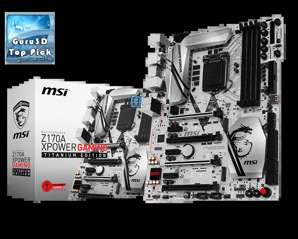 Mainboard MSI Z170A XPOWER GAMING TITANIUM EDITION - LGA 1151 - NEW