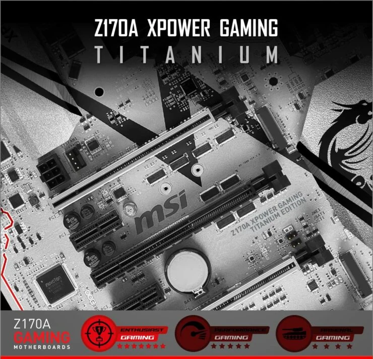 Mainboard MSI Z170A XPOWER GAMING TITANIUM EDITION - LGA 1151 - NEW