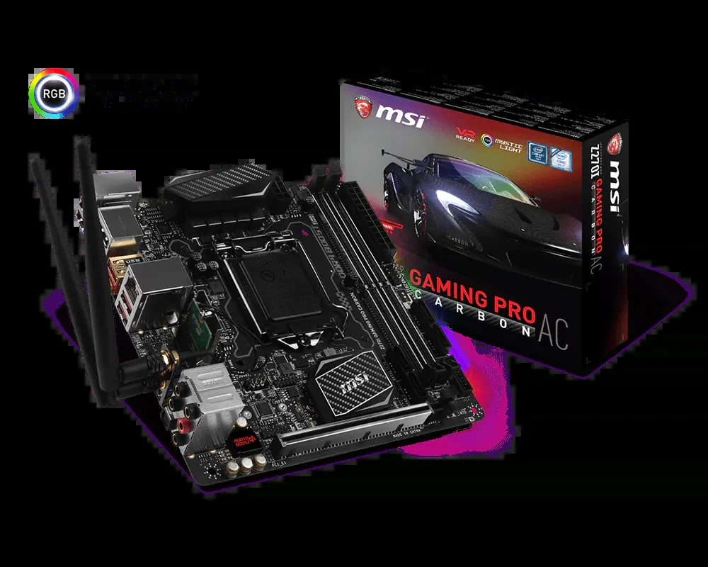 Mainboard MSI Z270 GAMING PRO CARBON AC - LGA 1151 - NEW