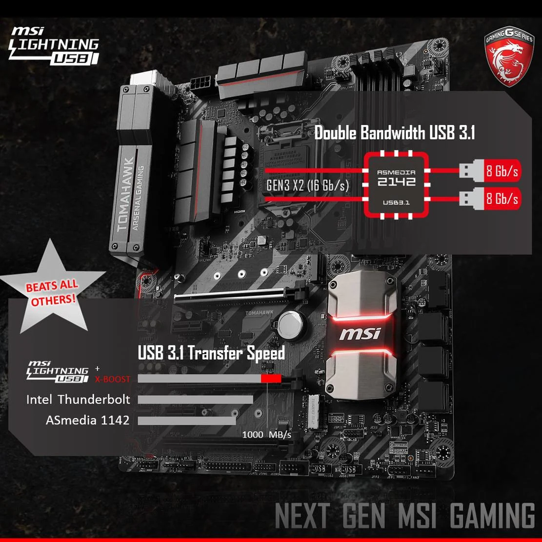 Mainboard MSI Z270 TOMAHAWK - LGA 1151 - NEW