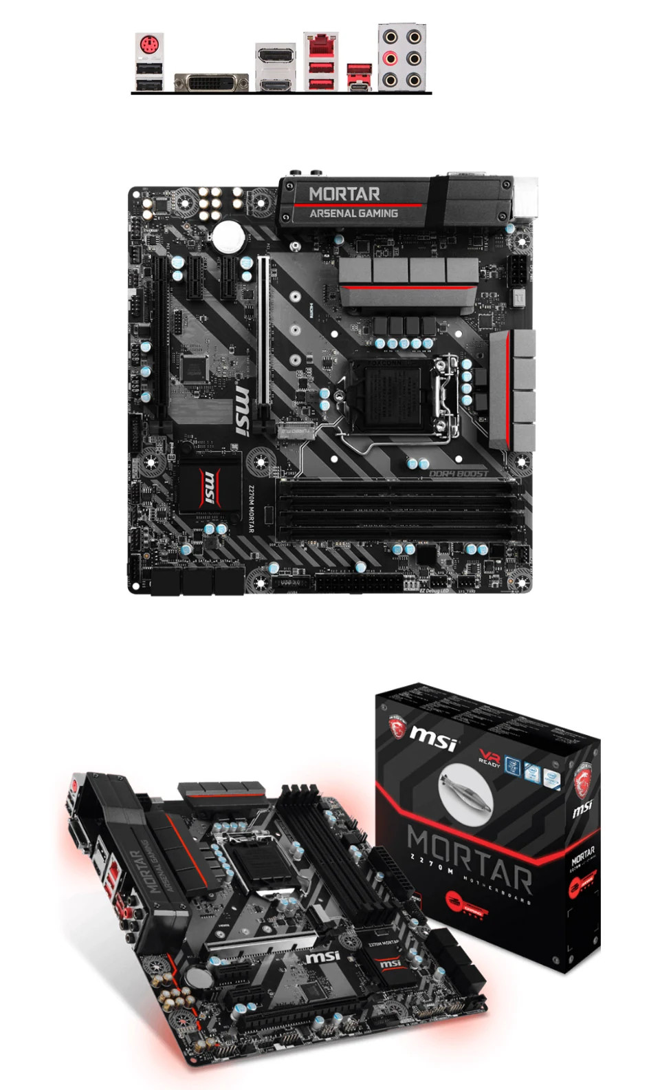 Mainboard MSI Z270M MORTAR - LGA 1151 - NEW