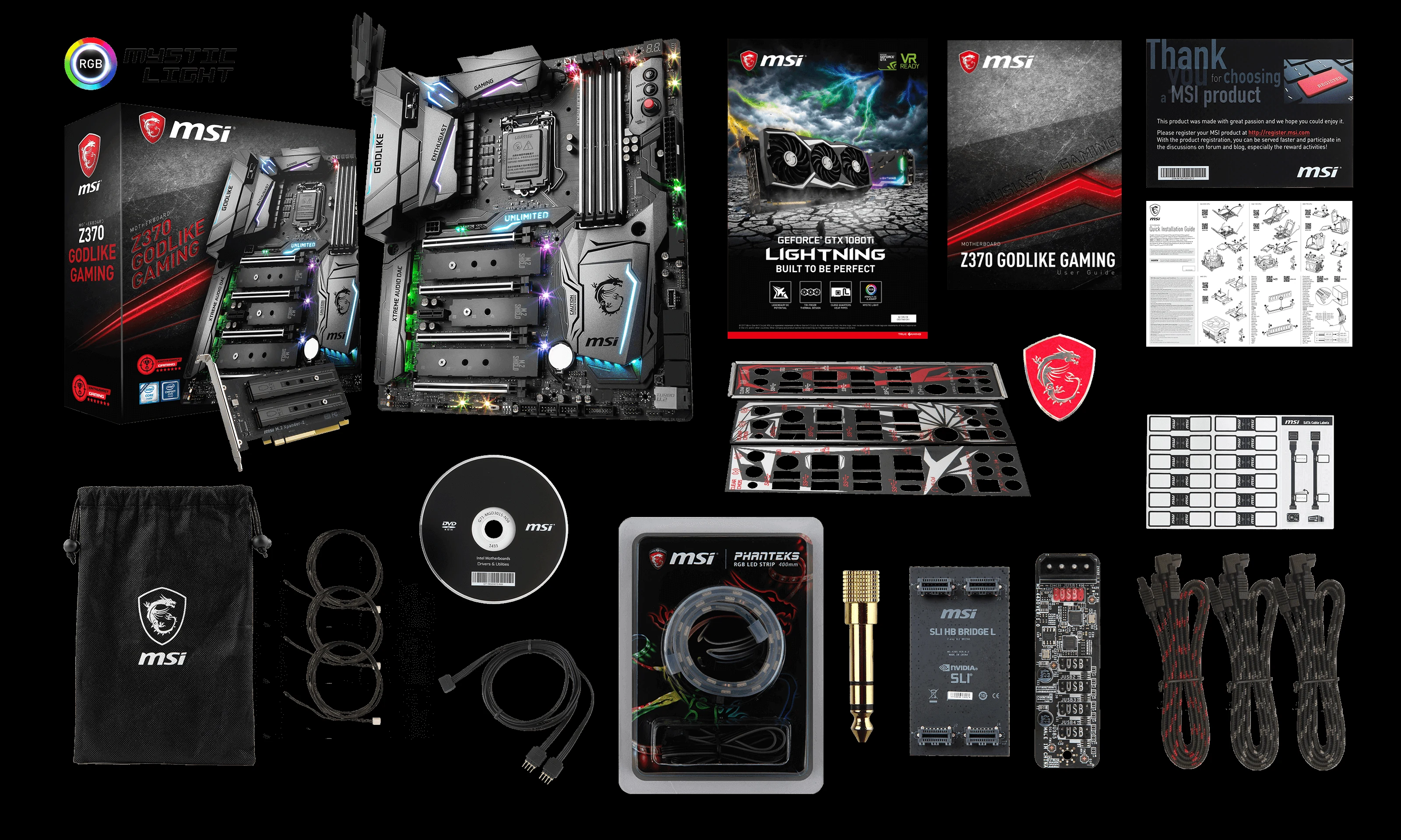 Mainboard MSI Z370 GODLIKE GAMING - LGA 1151 - NEW