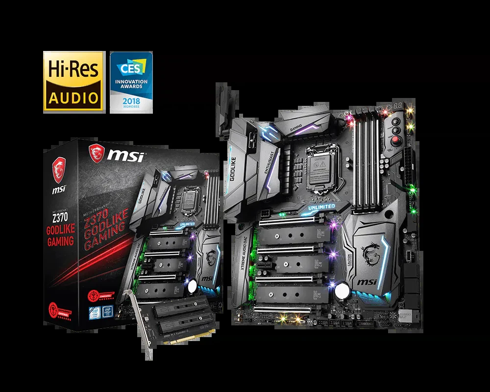 Mainboard MSI Z370 GODLIKE GAMING - LGA 1151 - NEW