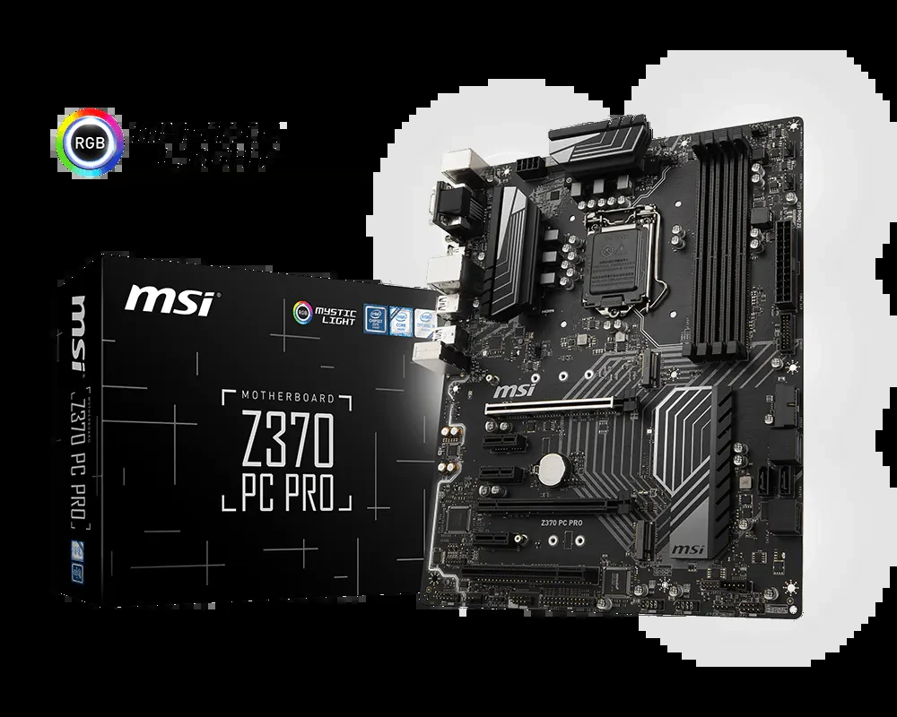 Mainboard MSI Z370 PC PRO - LGA 1151 - NEW