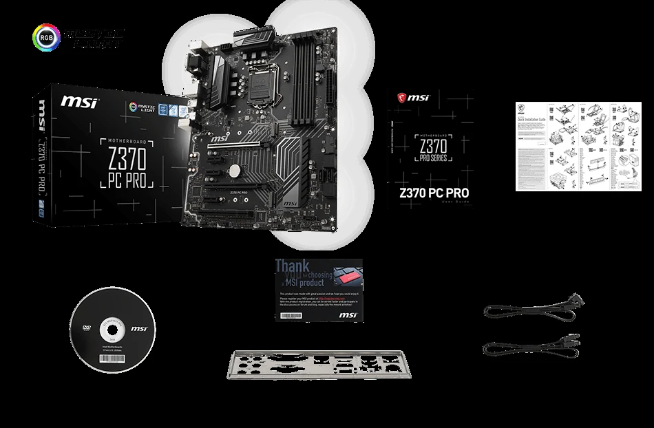 Mainboard MSI Z370 PC PRO - LGA 1151 - NEW
