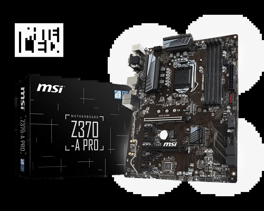 Mainboard MSI Z370 PC PRO - LGA 1151 - NEW