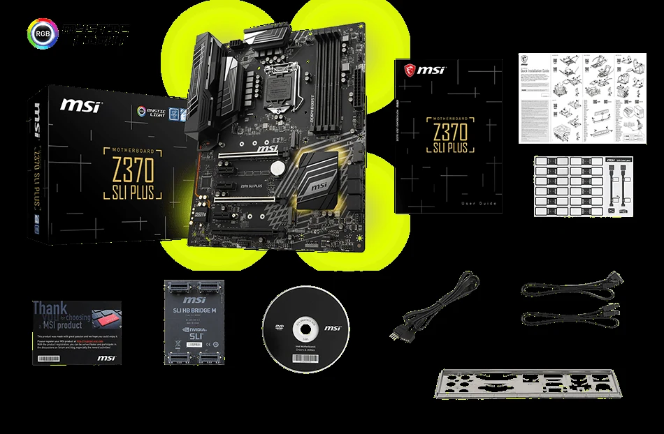 Mainboard MSI Z370 SLI PLUS - LGA 1151 - NEW
