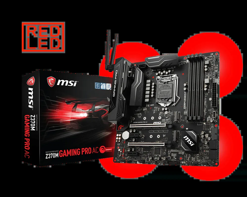Mainboard MSI Z370M GAMING PRO AC - LGA 1151 - NEW