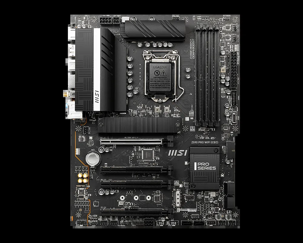 Mainboard MSI Z590 PRO WIFI CEC - LGA 1200 - NEW