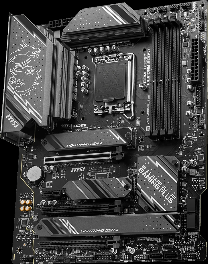 Mainboard MSI Z790 Gaming Plus WiFi - 4 Khe RAM DDR5 - LGA 1700 - NEW