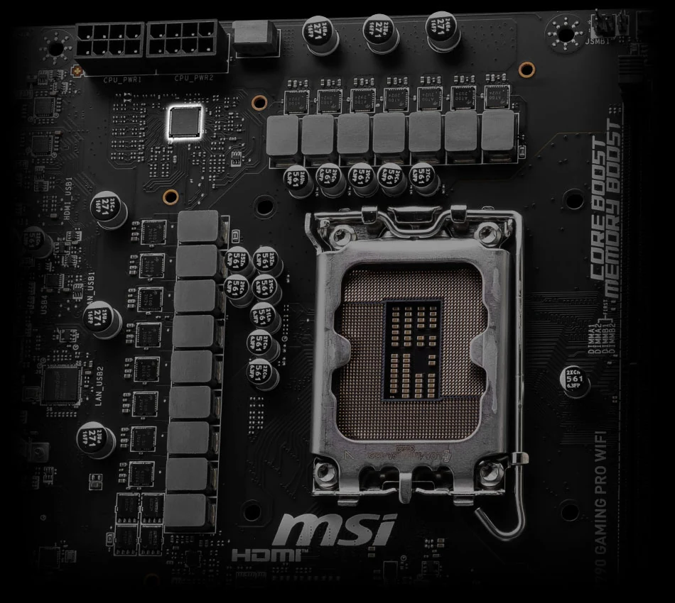 Mainboard MSI Z790 Gaming Pro WiFi - 4 Khe RAM DDR5 - LGA 1700 - NEW