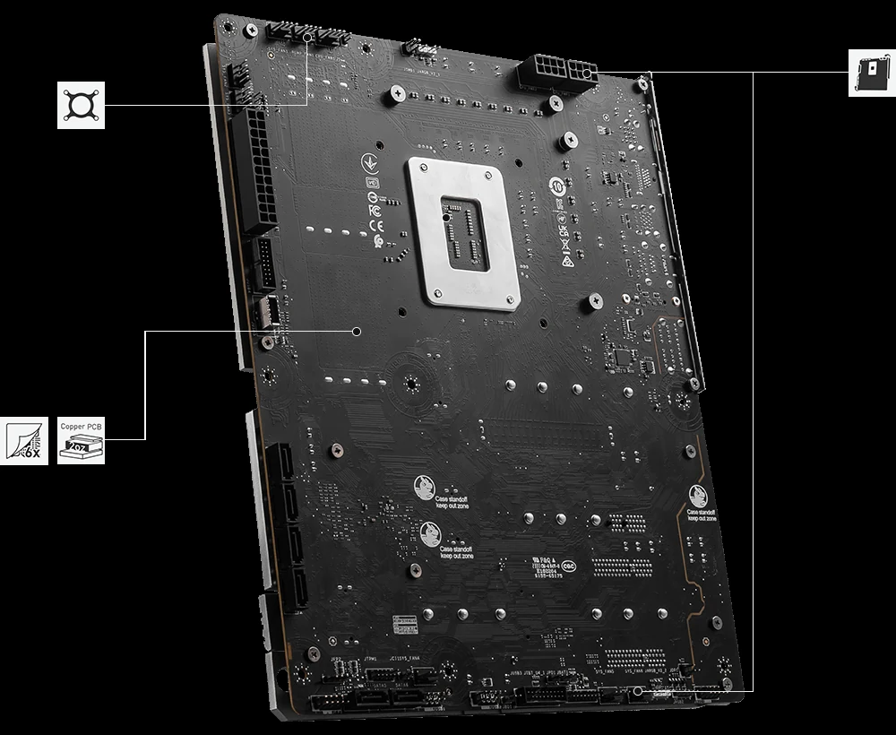 Mainboard MSI Z790 Project Zero - 4 Khe RAM DDR5 - LGA 1700 - NEW