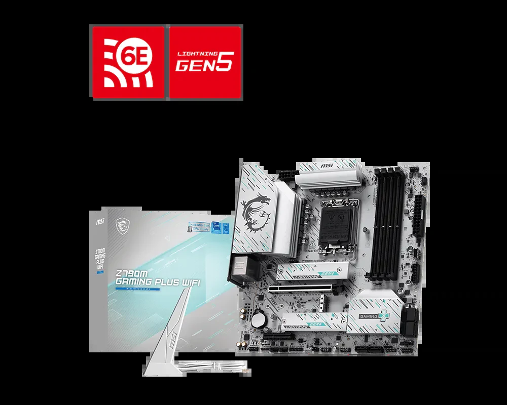 Mainboard MSI Z790M Gaming Plus WiFi - 4 Khe RAM DDR5 - LGA 1700 - NEW