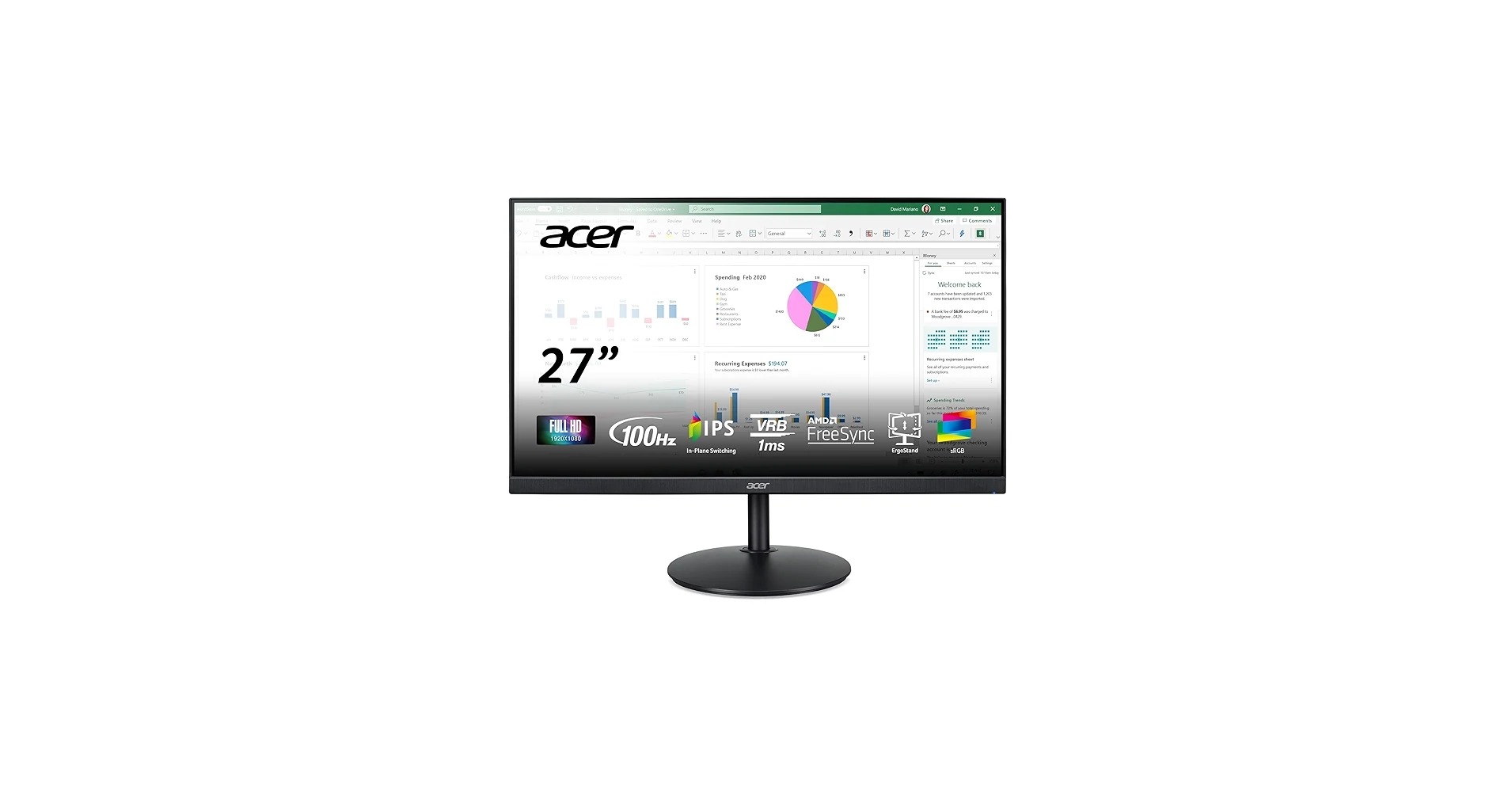 Màn hình Acer CB272 E - 27 inch - FHD - IPS - 100HZ - New