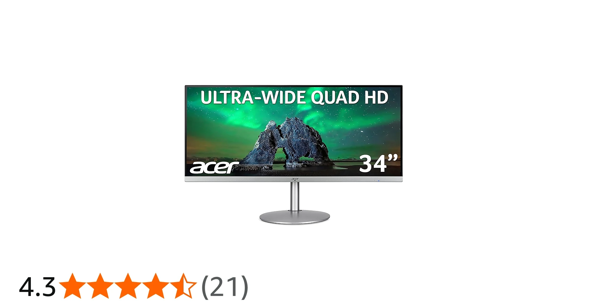 Màn hình Acer CB342CKC - 34 inch - WQHD - IPS - 75HZ - New