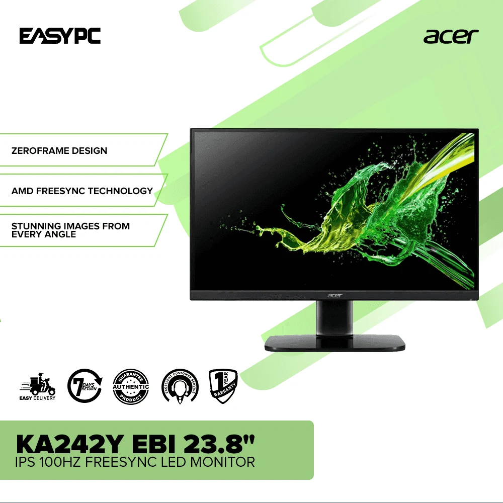Màn hình Acer KA242Y E - 23,8 inch - FHD - IPS - 100HZ - New