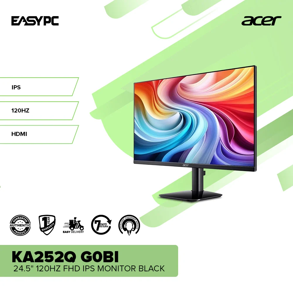Màn hình Acer KA252Q - 24,5 inch - FHD - IPS - 75HZ - New