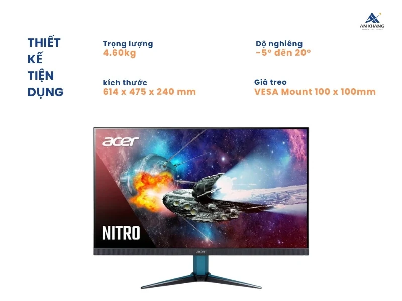 Màn hình Acer Nitro QG271U - 27 inch - QHD - IPS - 75HZ - New