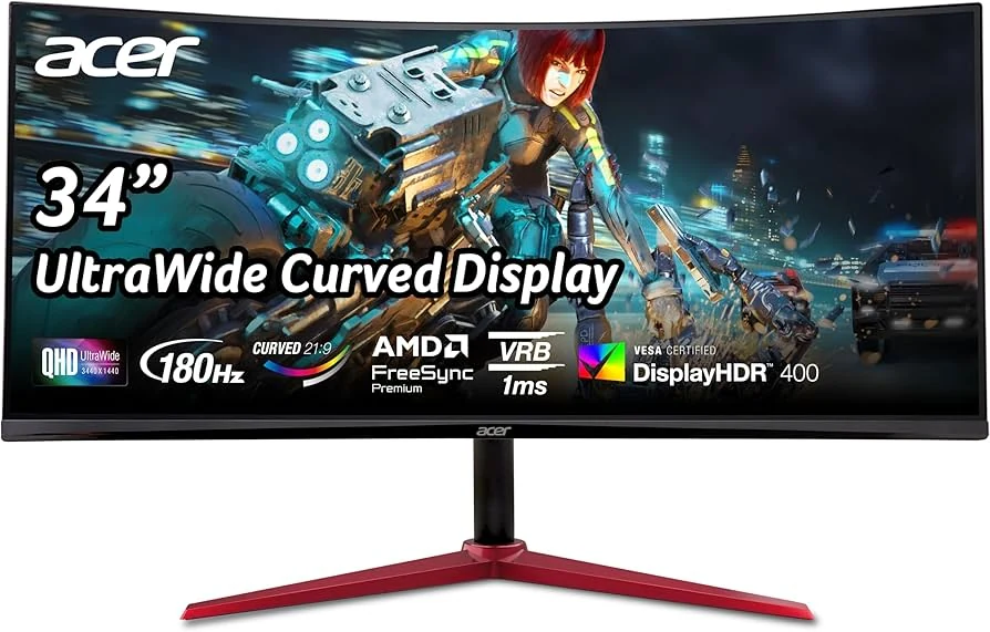 Màn hình Acer Nitro XZ342CUP - 34 inch - WQHD - VA Cong - 165HZ - New
