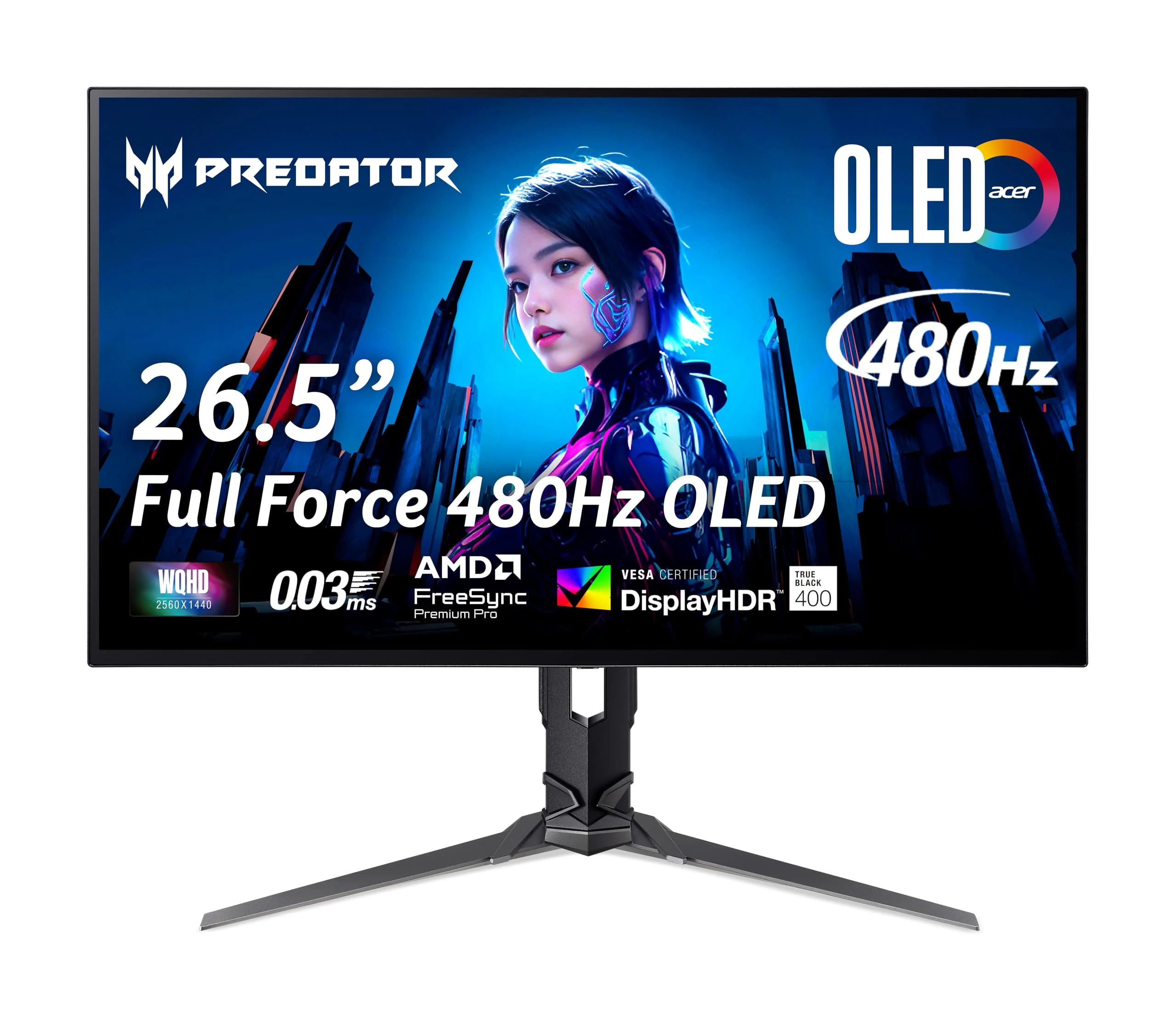 Màn hình Acer Predator X27U F3 - 26,5 inch - QHD - OLED - 480HZ - New