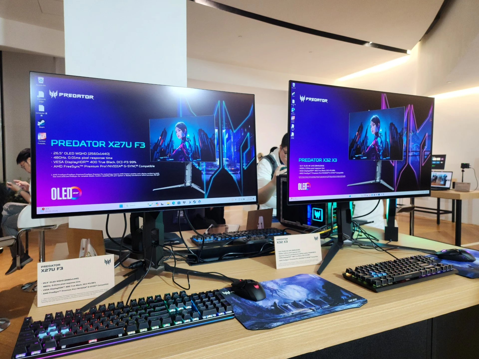 Màn hình Acer Predator X27U F3 - 26,5 inch - QHD - OLED - 480HZ - New