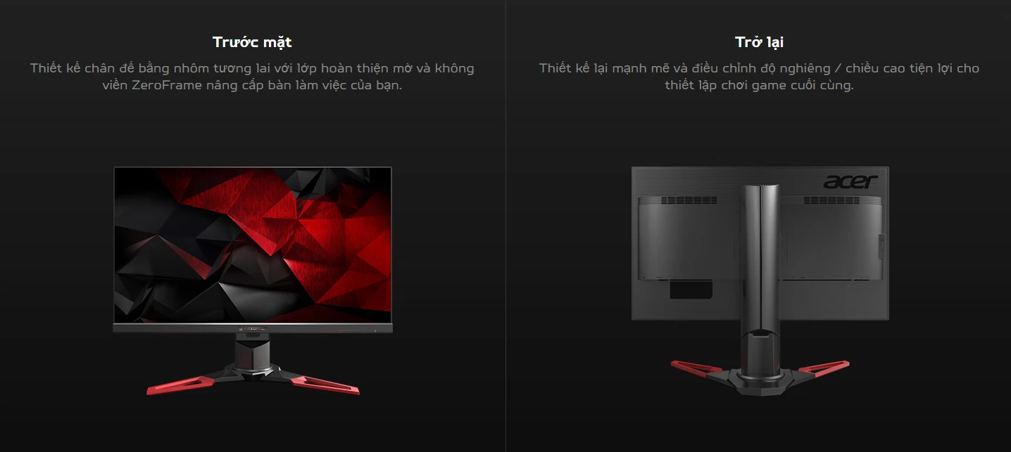 Màn hình Acer Predator XB241H - 24 inch - FHD - TN - 180HZ - New