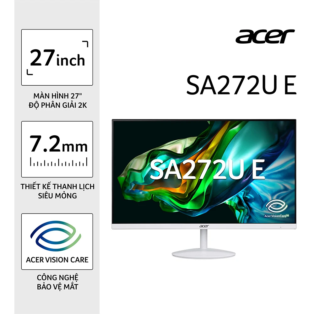 Màn hình Acer SA272U - 27 inch - QHD - IPS - 100HZ - New