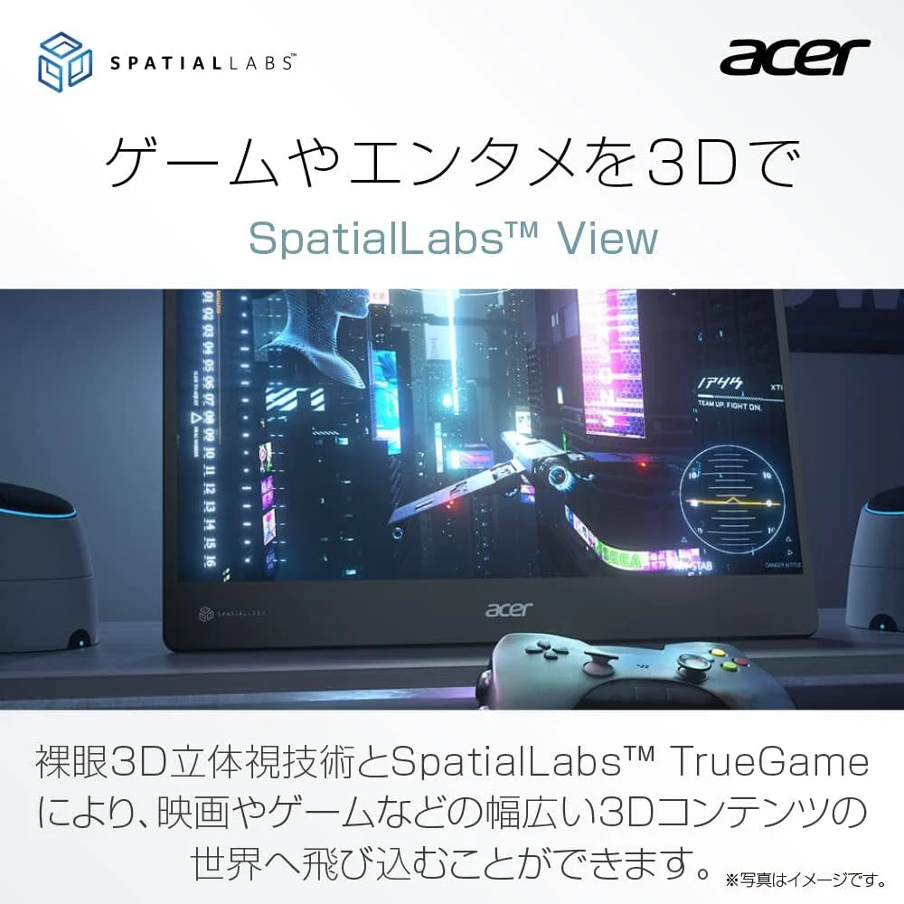 Màn hình Acer SpatialLabs View ASV15-1B - 15,6 inch - 4K UHD - IPS 3D - 60HZ - New