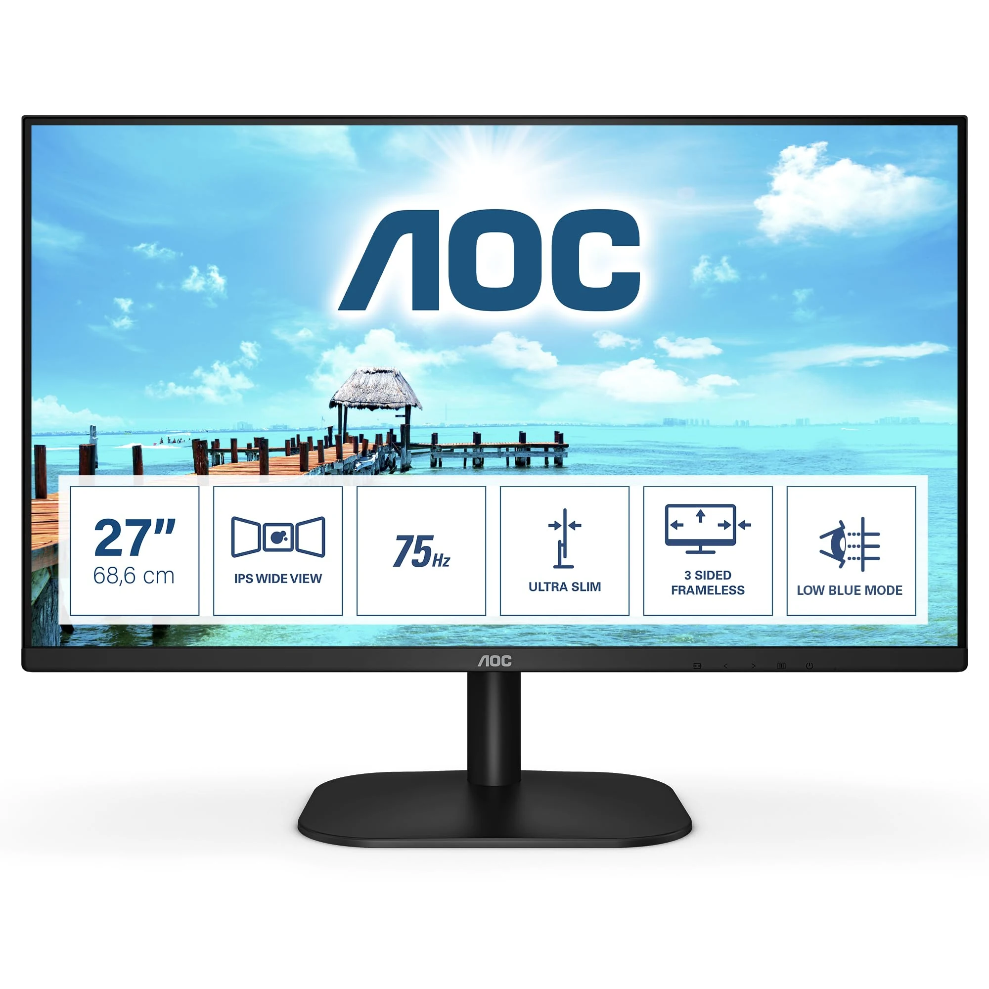 Màn hình AOC 27B2H - 27 inch - FHD - IPS - 75HZ - New