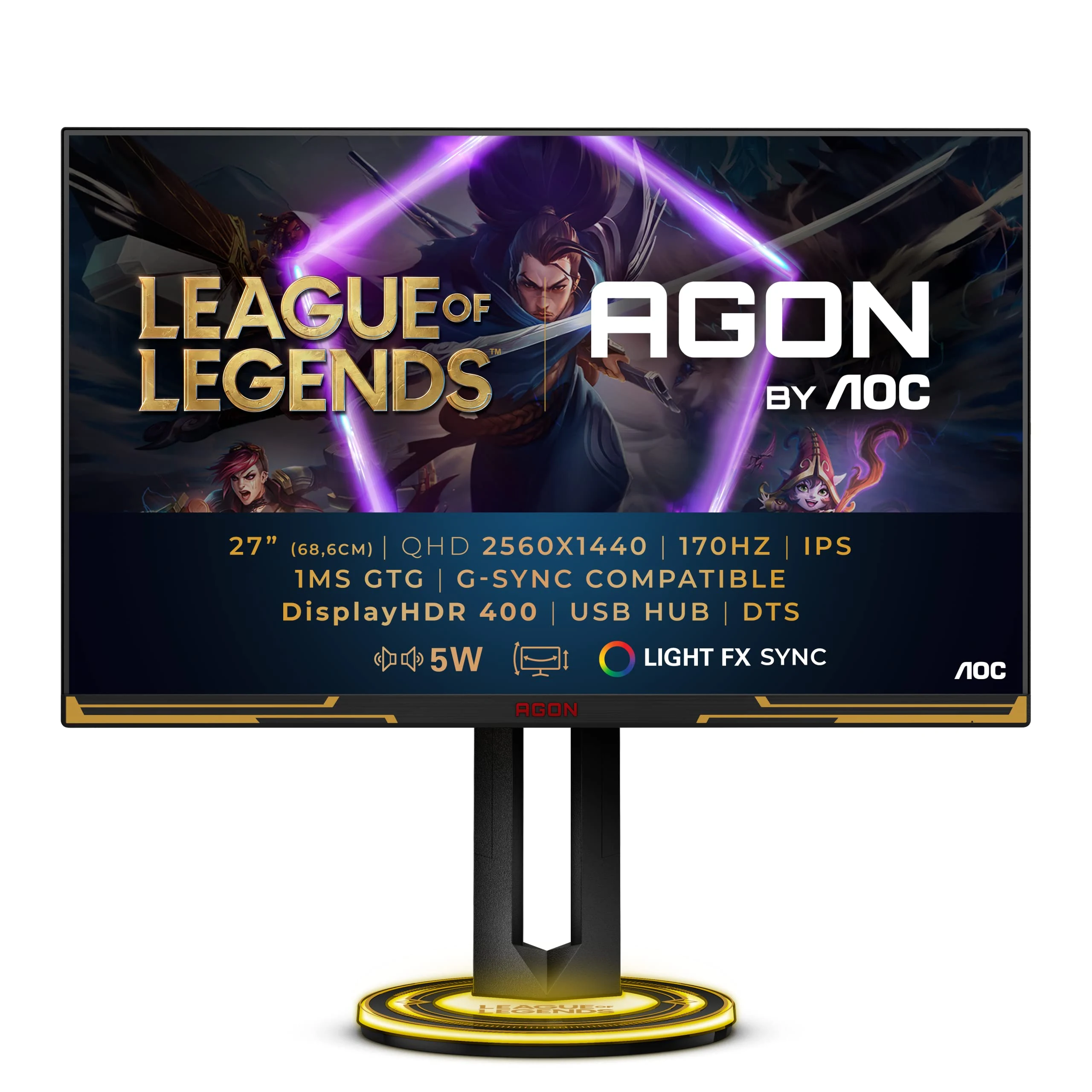 Màn hình AOC AGON AG275QXL - 27 inch - QHD - IPS - 170HZ - New