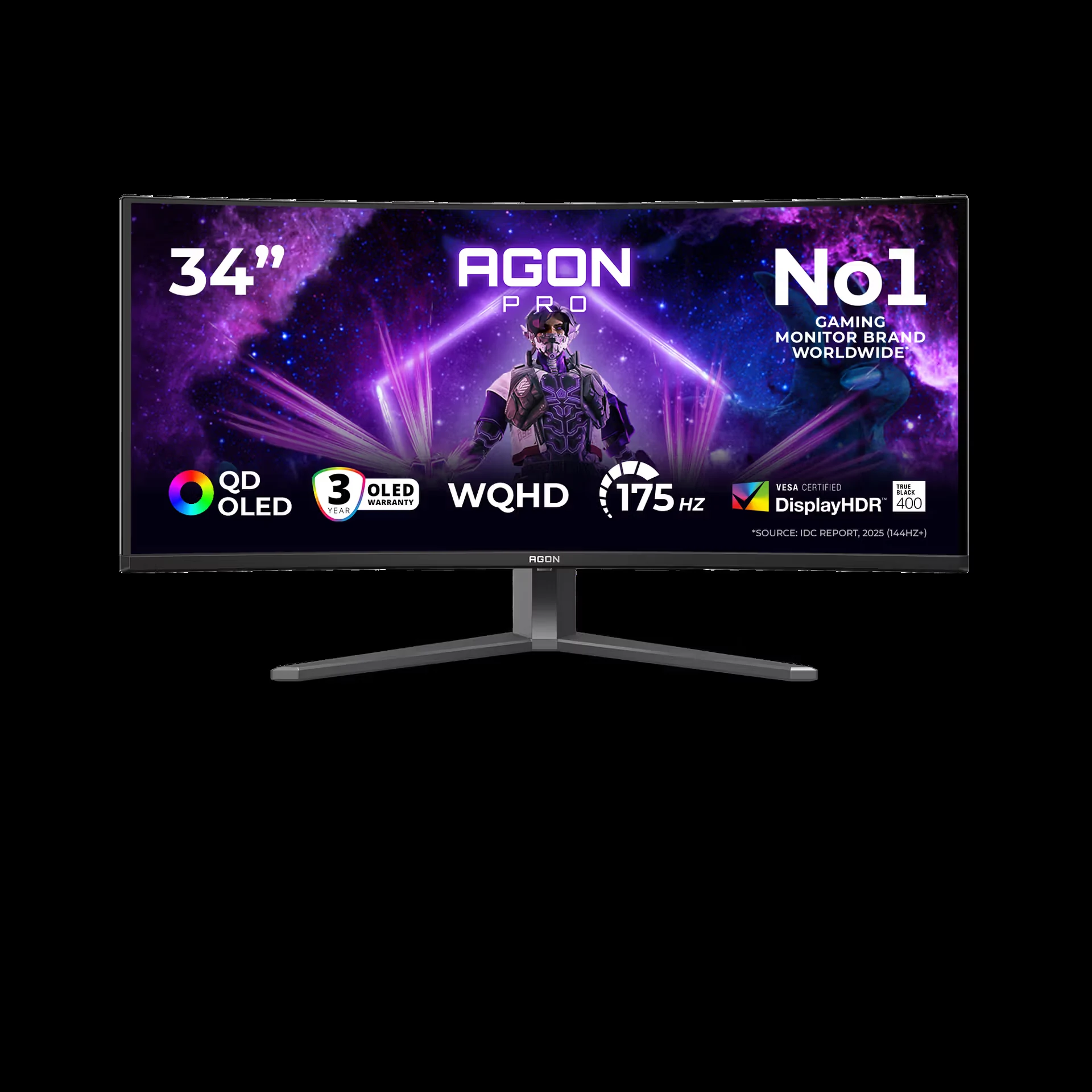 Màn hình AOC AGON PRO AG346UCD2 - 34 inch - WQHD - QD-OLED Cong - 240HZ - New