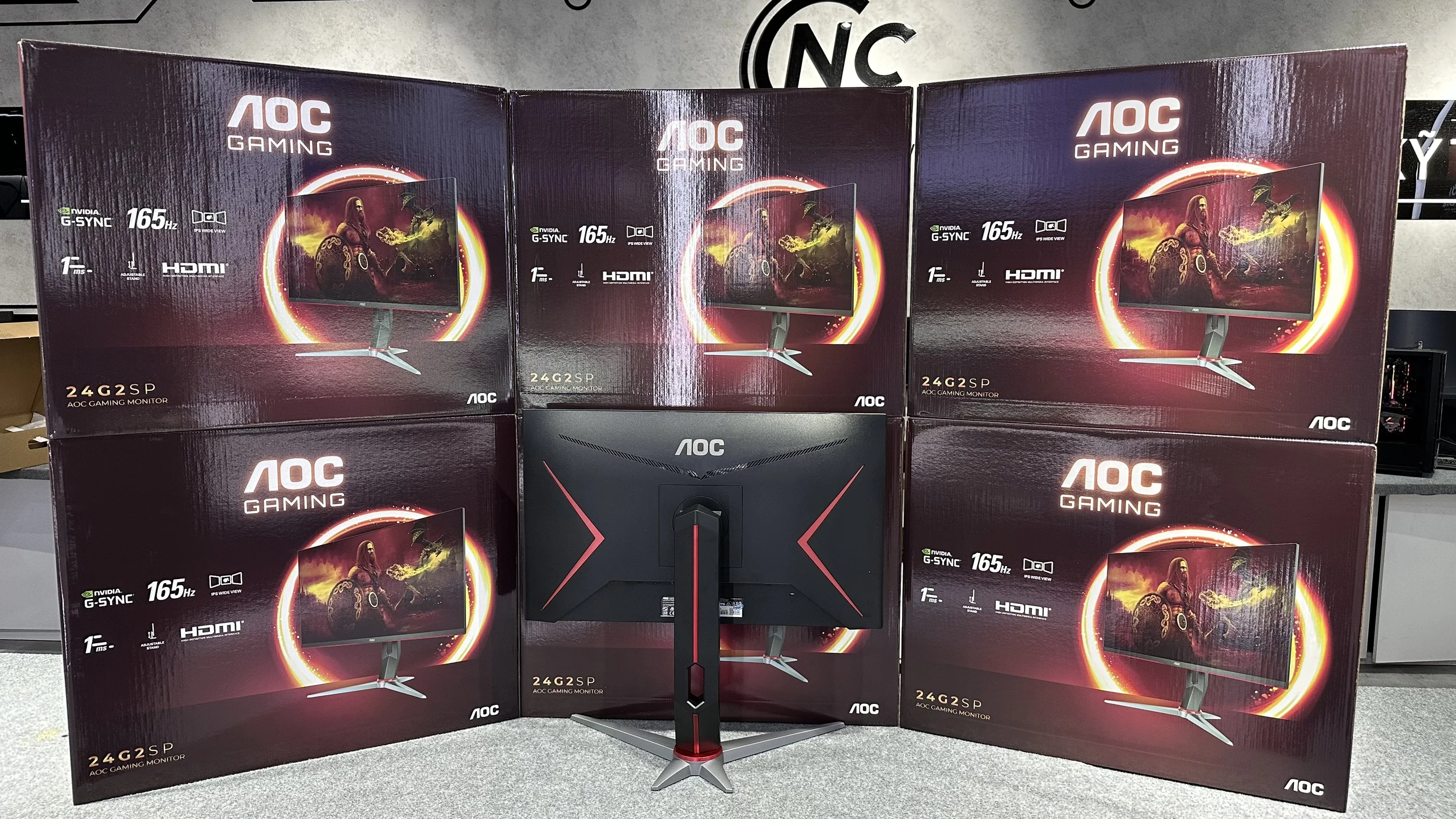 Màn hình AOC C24G2 - 23,6 inch - FHD - VA Cong - 165HZ - New