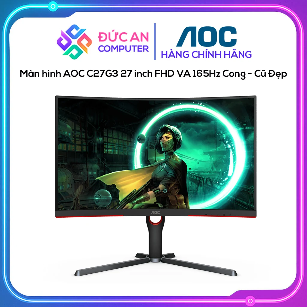 Màn hình AOC C27G3U - 27 inch - FHD - VA Cong - 165HZ - New