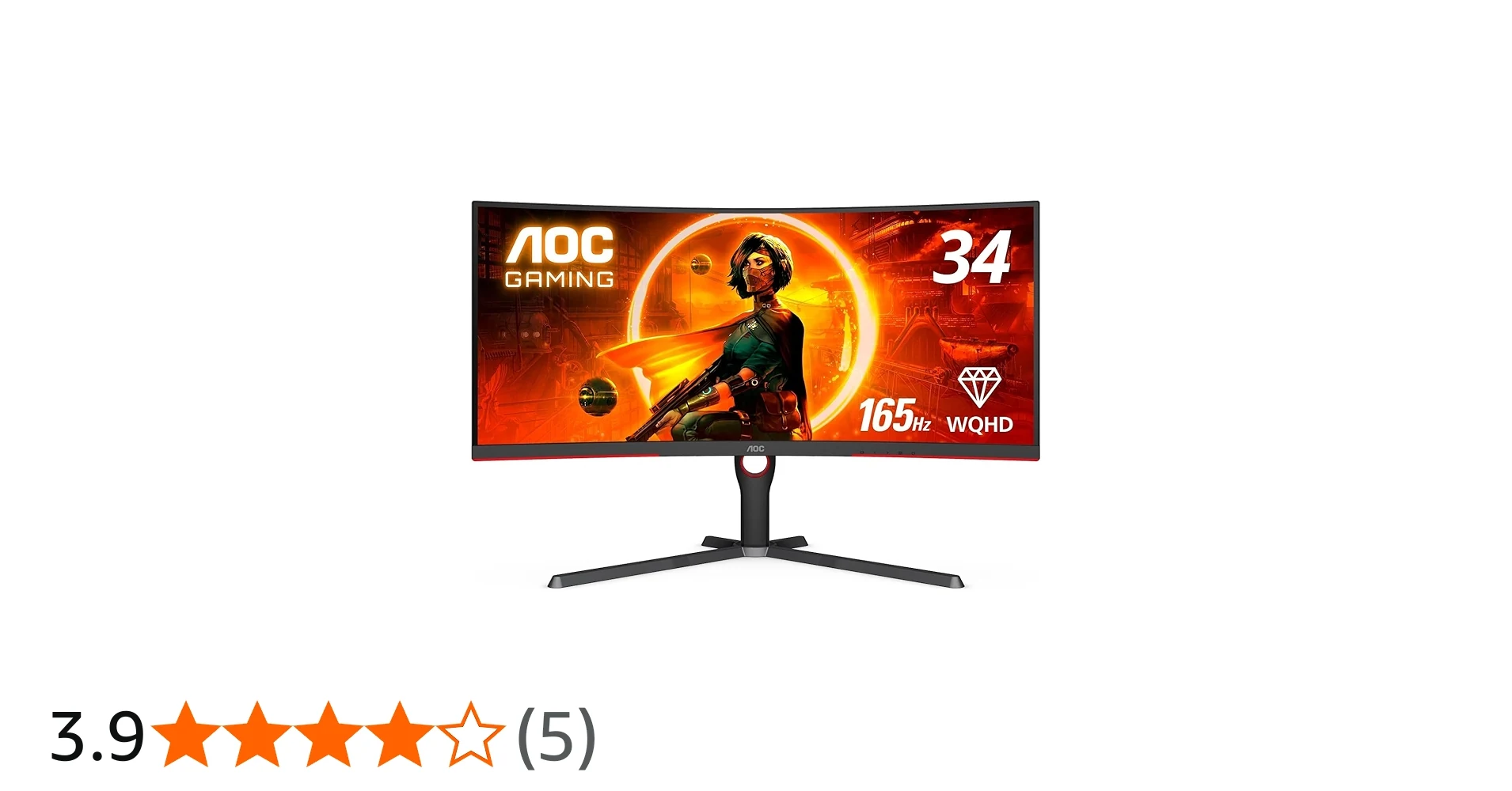 Màn hình AOC CU34G3S - 34 inch - WQHD - VA Cong - 165HZ - New