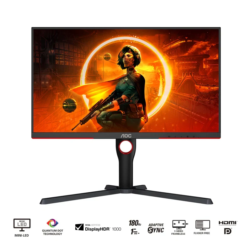 Màn hình AOC Q27G3XMN - 27 inch - QHD - VA Mini LED - 180HZ - New