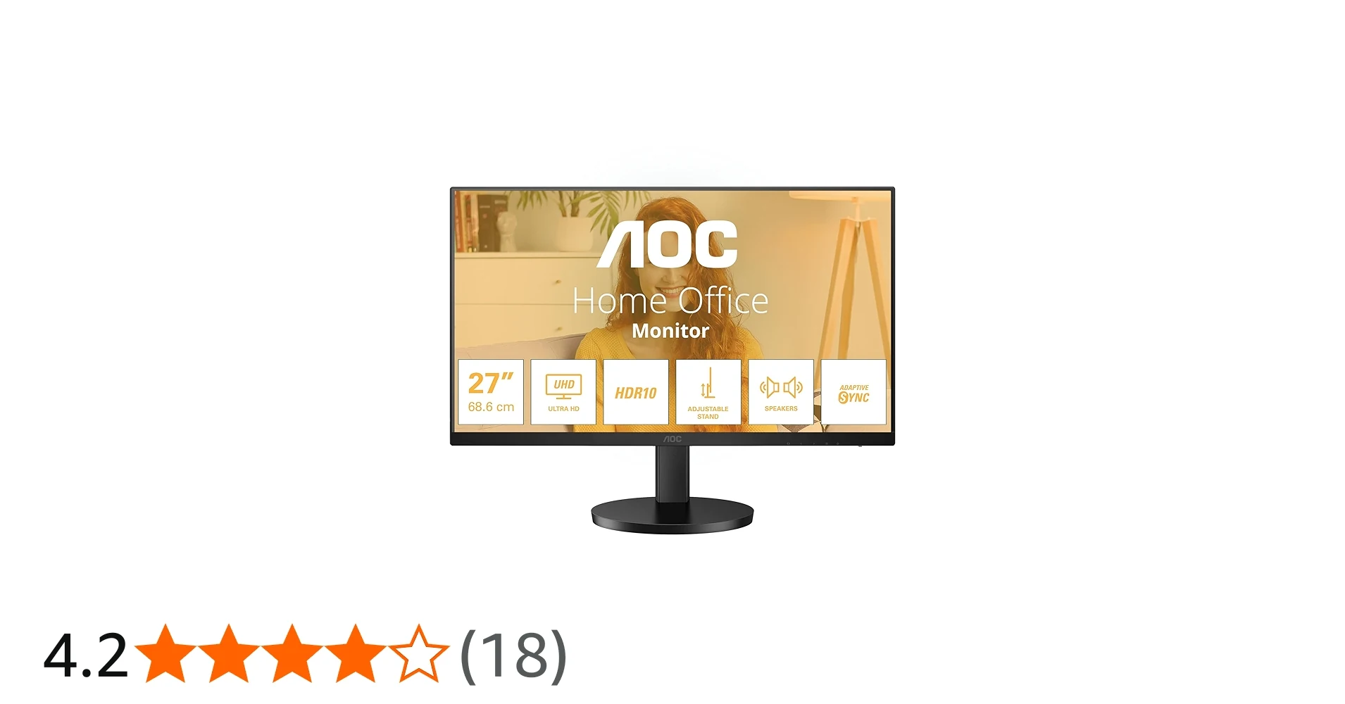 Màn hình AOC U27B3A - 27 inch - 4K UHD - IPS - 60HZ - New