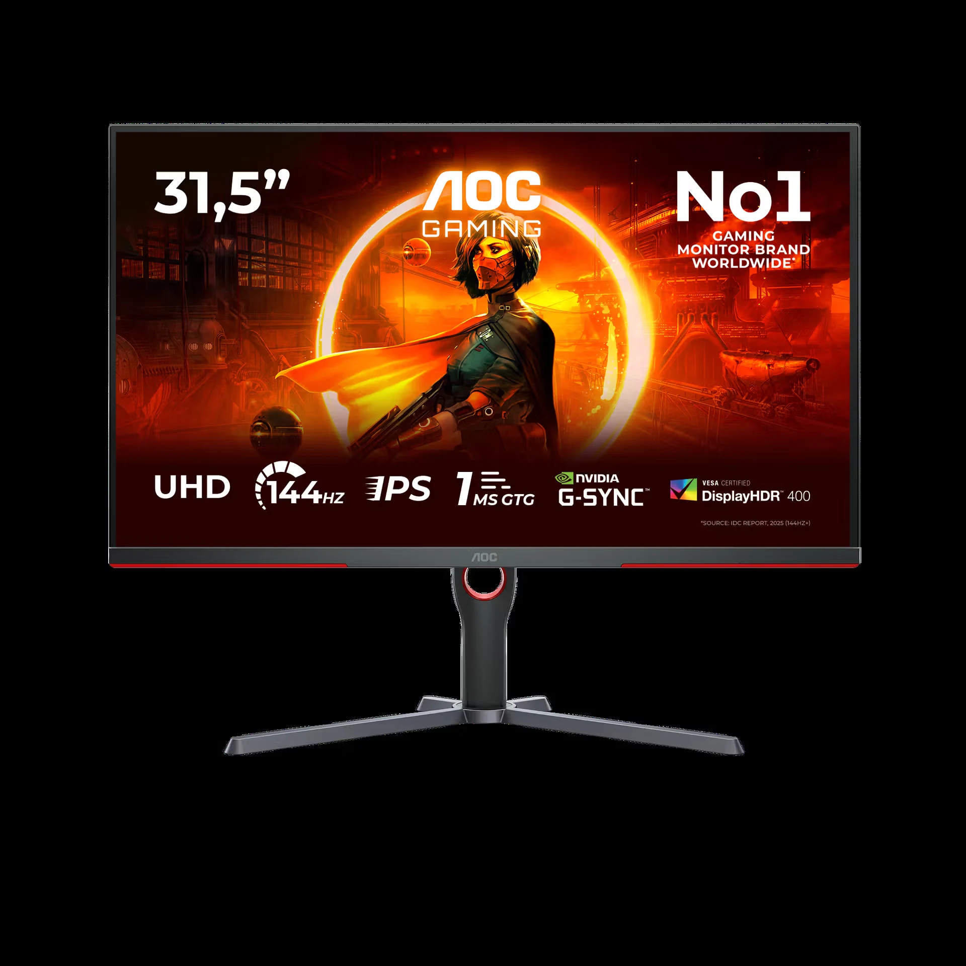 Màn hình AOC U32G3X - 31,5 inch - 4K UHD - IPS - 144HZ - New