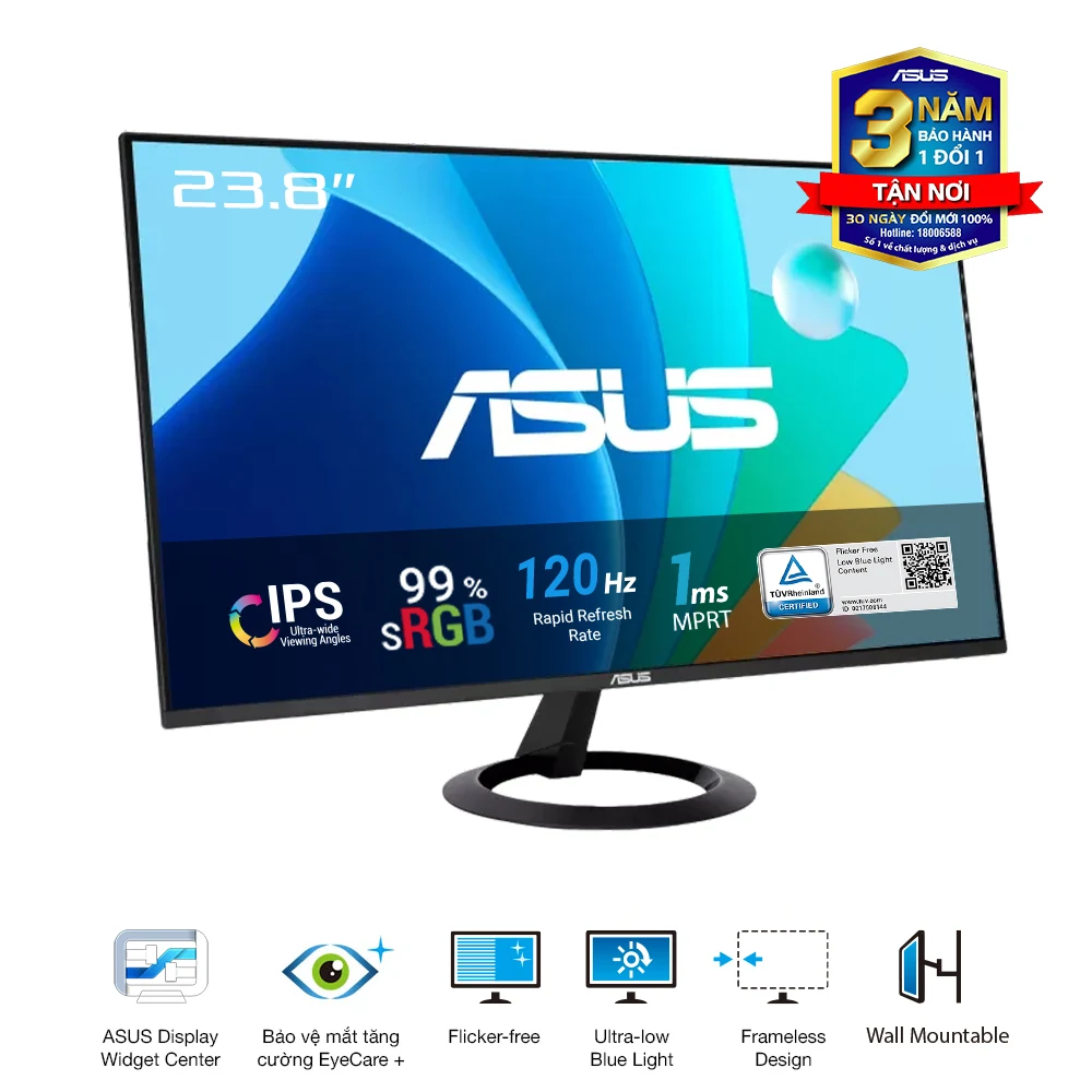 Màn hình Asus BE249QG - 23,8 inch - FHD - IPS - 120HZ - New