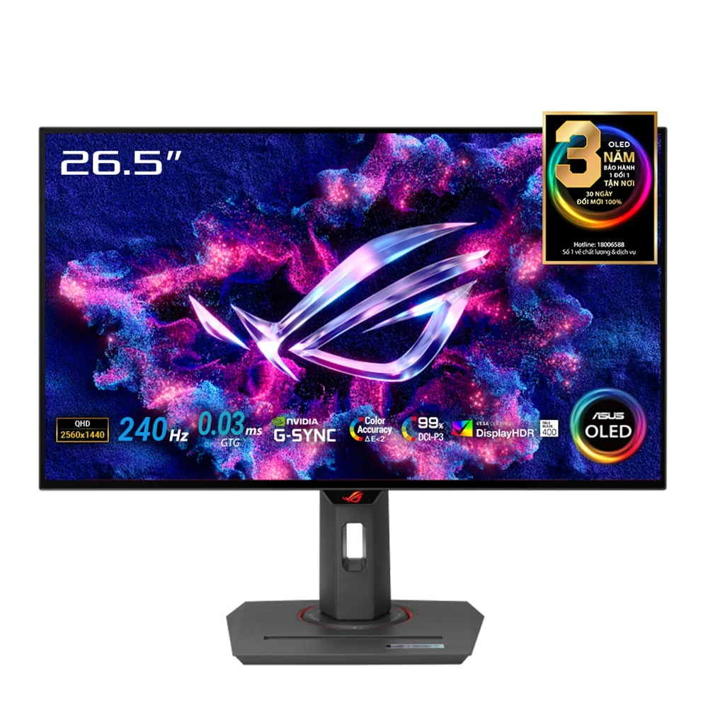 Màn hình Asus ROG Strix OLED XG27AQDMES - 26,5 inch - QHD - QD-OLED - 240HZ - New