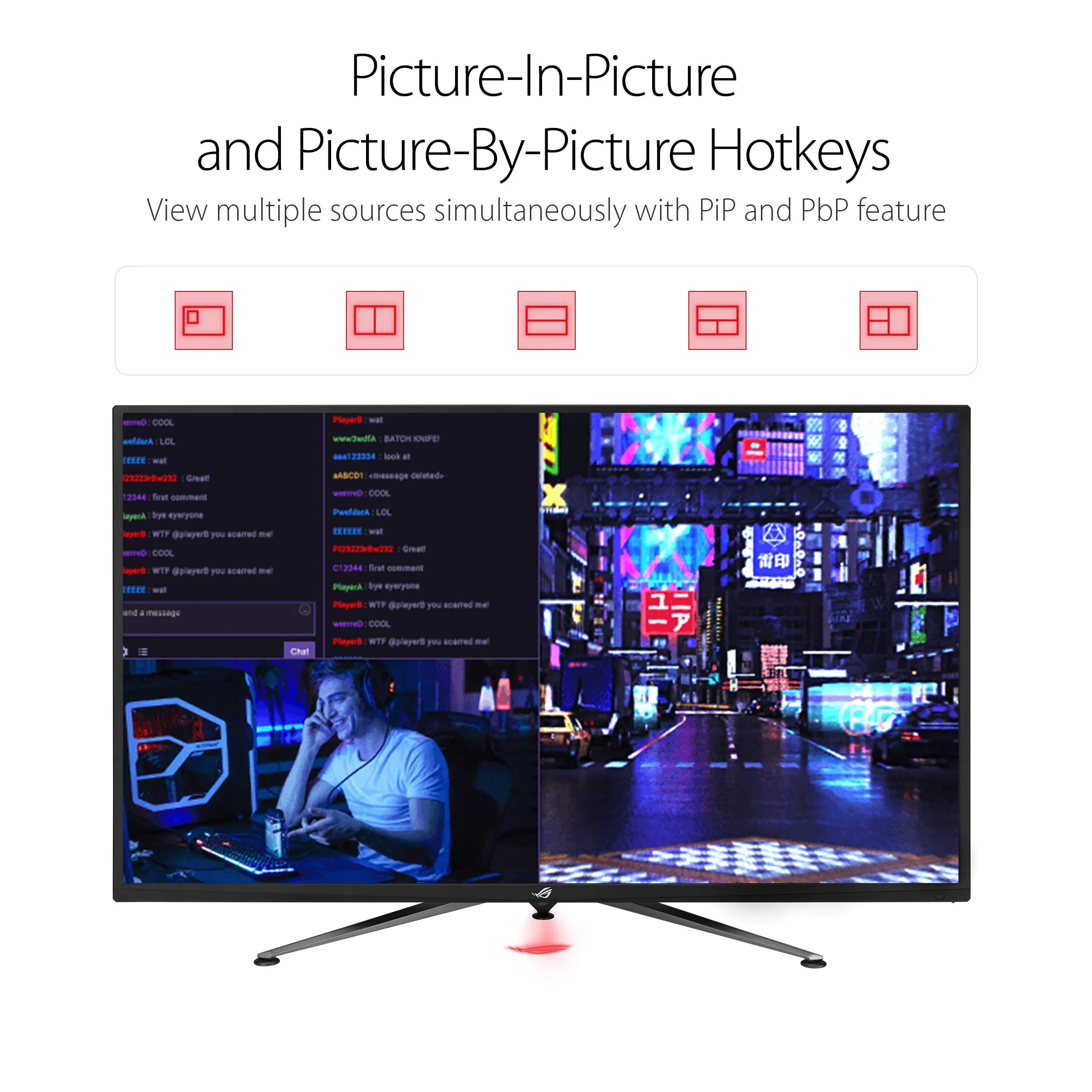 Màn hình Asus ROG Strix XG438Q - 43 inch - 4K UHD - VA - 120HZ - New
