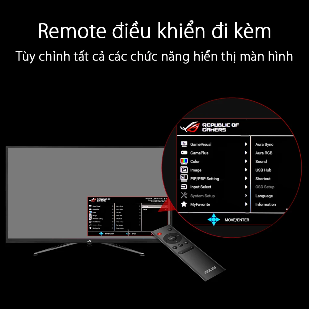 Màn hình Asus ROG Strix XG438Q - 43 inch - 4K UHD - VA - 120HZ - New