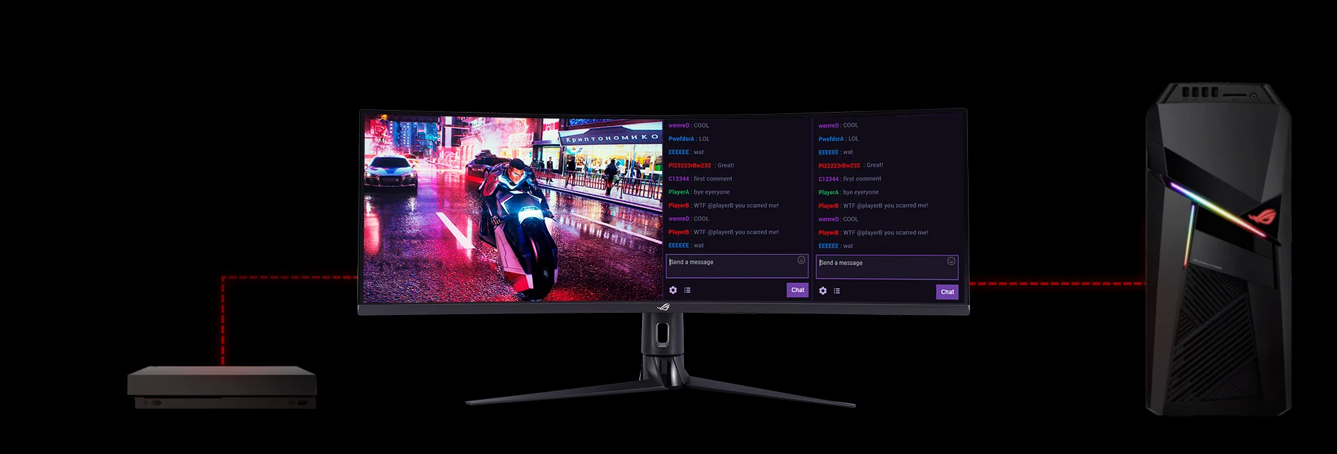 Màn hình Asus ROG Strix XG43VQ - 43 inch - DFHD+ - VA Cong - 120HZ - New