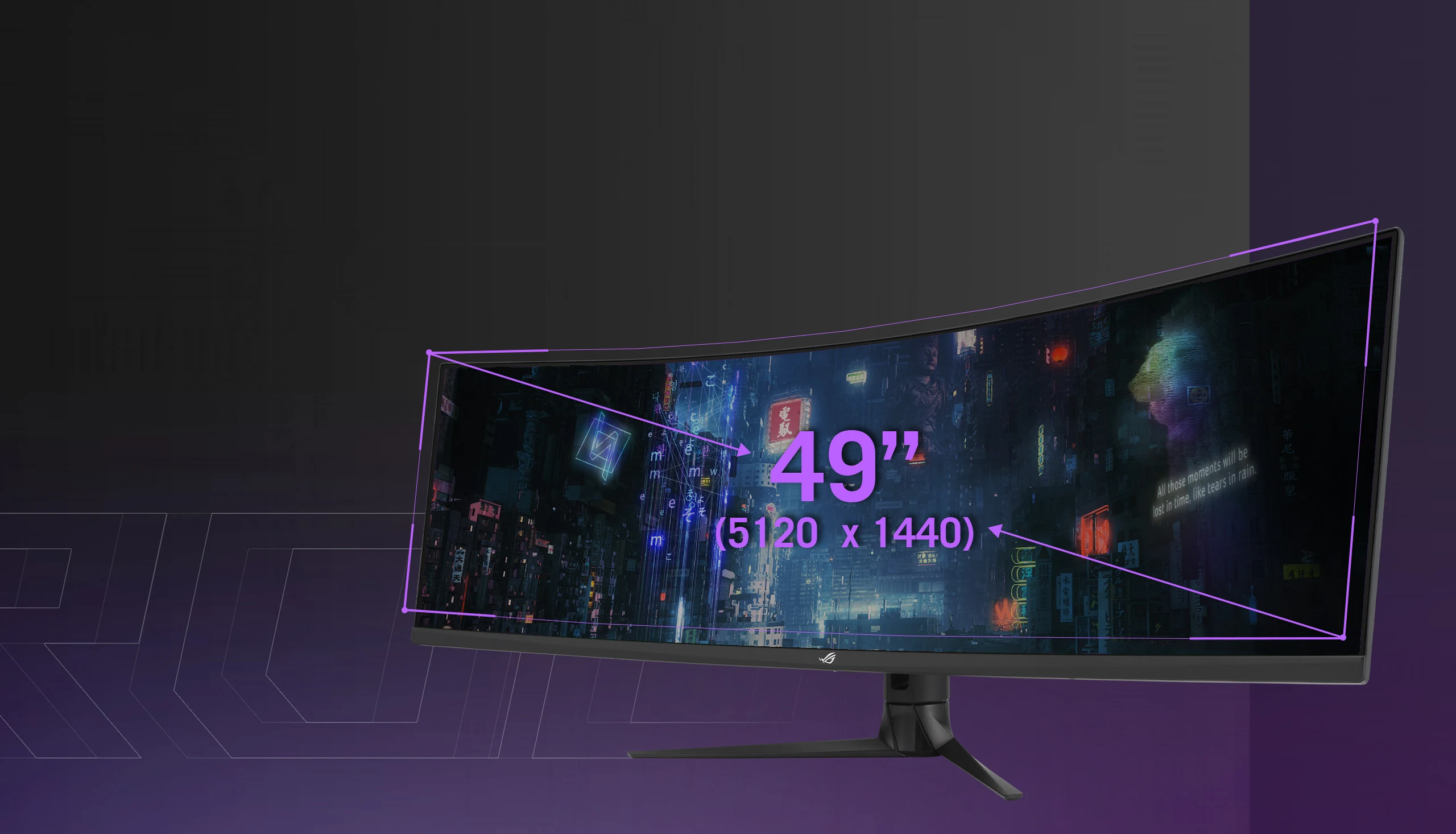 Màn hình Asus ROG Strix XG49WCR - 49 inch - DQHD - VA Cong - 165HZ - New