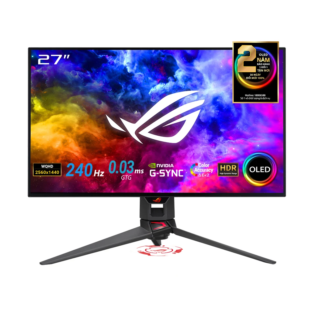 Màn hình Asus ROG Swift OLED PG27AQDM - 26,5 inch - QHD - OLED - 240HZ - New